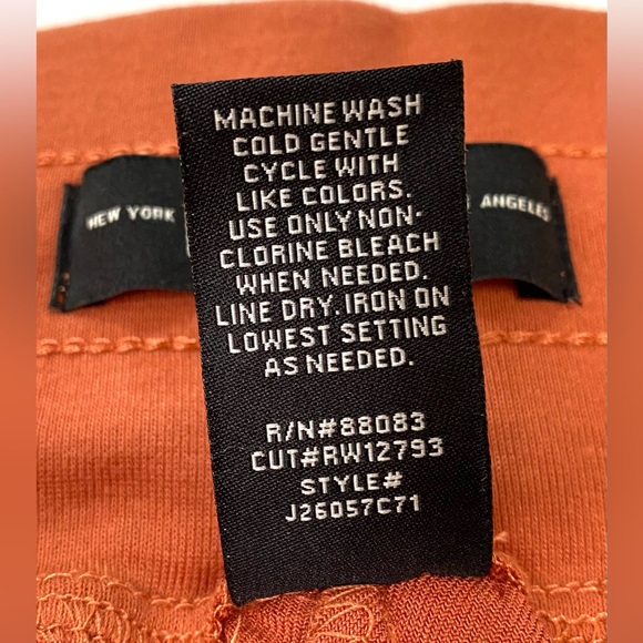 Rewash Women’s Orange/Rust Athletic Jogger Pants Drawstring Waist Pockets Size L - Picture 8 of 11